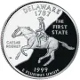 1999-S Delaware Proof State Quarter