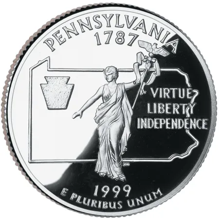 1999-S Pennsylvania Proof State Quarter