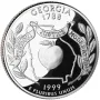 1999-S Georgia Proof State Quarter