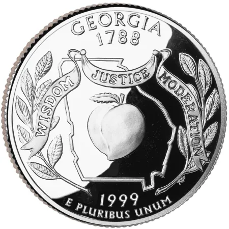1999-S Georgia Proof State Quarter