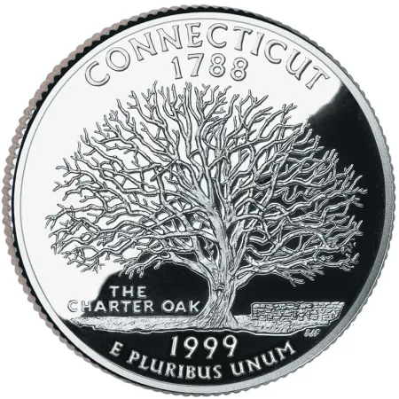 1999-S Connecticut Proof State Quarter