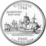 2000-D Virginia State Quarter