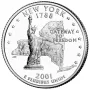 2001-P New York State Quarter