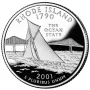 2001-S Rhode Island Proof State Quarter