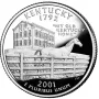 2001-S Kentucky Silver Proof State Quarter
