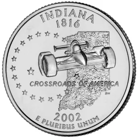 2002-P Indiana State Quarter 2002-P Indiana State Quarter