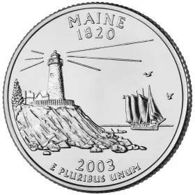 2003-D Maine State Quarter 2003-D Maine State Quarter