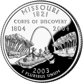 2003-S Missouri Silver Proof State Quarter 2003-S Missouri Silver Proof State Quarter