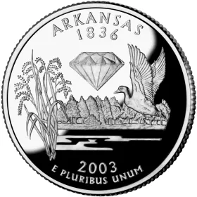 2003-S Arkansas Proof State Quarter 2003-S Arkansas Proof State Quarter
