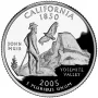 2005-S California Silver Proof State Quarter