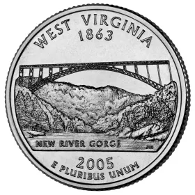 2005-D West Virginia State Quarter 2005-D West Virginia State Quarter