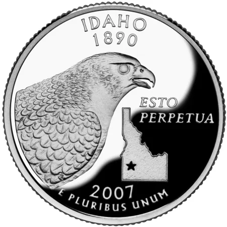 2007-S Idaho Silver Proof State Quarter
