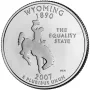 2007-P Wyoming State Quarter