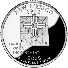 2008-S New Mexico Proof State Quarter 2008-S New Mexico Proof State Quarter