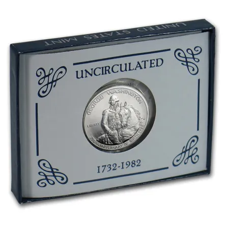 1982 George Washington Uncirculated Half Dollar Commemorative 