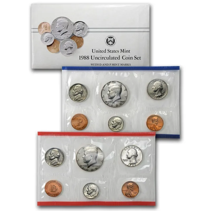 1999 P+D U.S Mint Set ~ Kennedy Roosevelt Jefferson Lincoln Statehood Quarters 