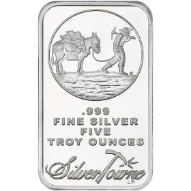 SilverTowne Trademark 5 oz .999 Silver Bar
