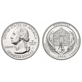 2015-P Homestead National Monument Quarter 2015-P Homestead America The Beautiful Quarters National Park Quarters