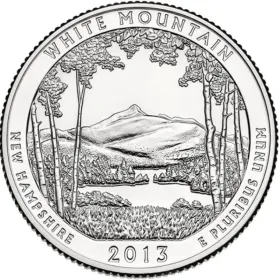 2013-P White Mountain National Forest Quarter 2013-P White Mountain National Forest Quarter