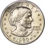 1980-P Susan B. Anthony Dollar