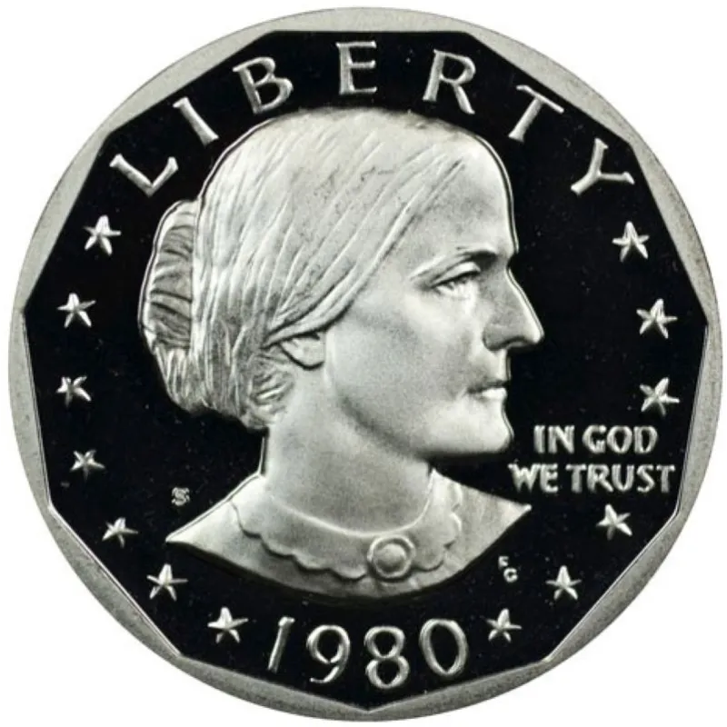 1980 Susan B Anthony Dollar
