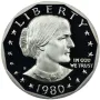 1980-S Susan B. Anthony Dollar Proof