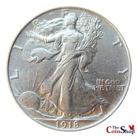 1918-P Walking Liberty Half Dollar