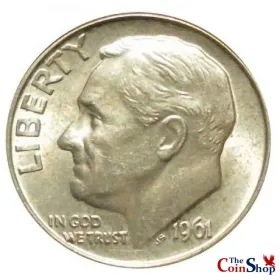 1961-P Roosevelt Dime