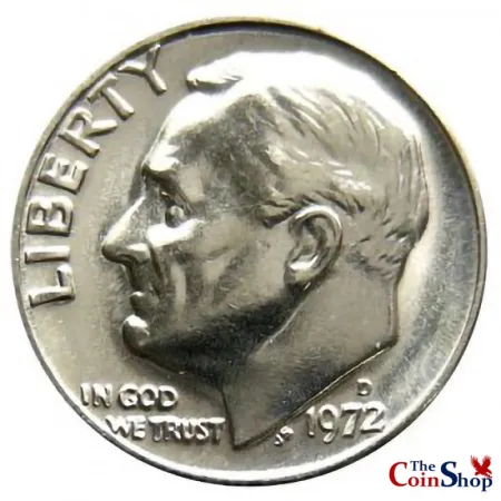 1972-D Denver Uncirculated Roosevelt Dime From Mint Set! 