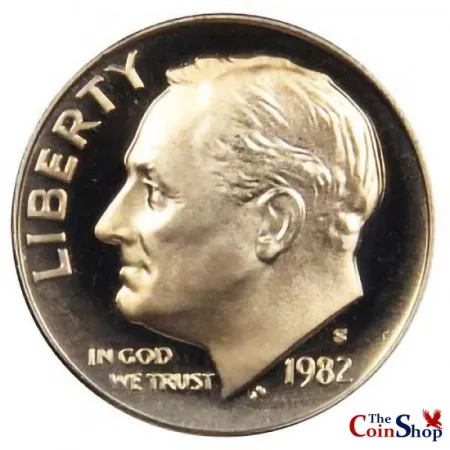 1982 S ROOSEVELT *PROOF* DIME  **FREE SHIPPING** 