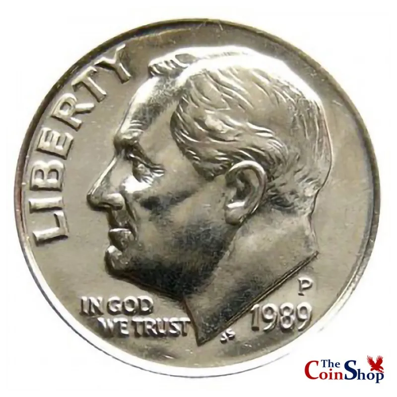 1989P Roosevelt Dime Premium Collectible Roosevelt Dimes The Coin