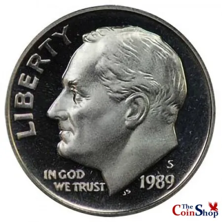 1989 S ROOSEVELT *PROOF* DIME  **FREE SHIPPING** 