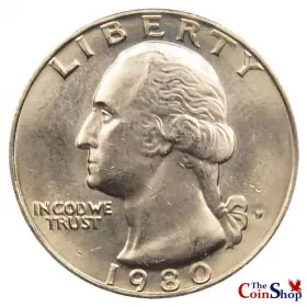 1980-P Washington Quarter 1980-P Washington Quarter