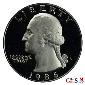 1986-S Proof Washington Quarter 1986-S Proof Washington Quarter