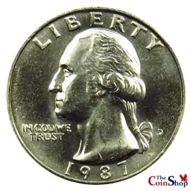 1987-D Washington Quarter