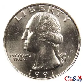 1991-D Washington Quarter 1991-D Washington Quarter