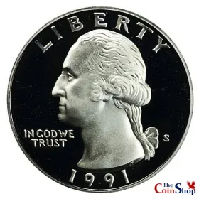 1991-S Proof Washington Quarter 1991-S Proof Washington Quarter
