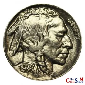 1936-D Buffalo Nickel