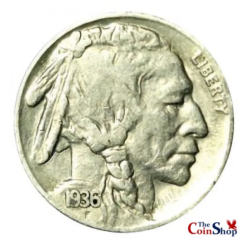 1936 S Buffalo Nickel The Coin Shop Grade Average Circulated