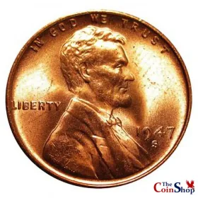 1947-S Lincoln Wheat Cent