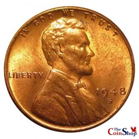 1948-S Lincoln Wheat Cent
