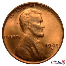 1949-S Lincoln Wheat Cent