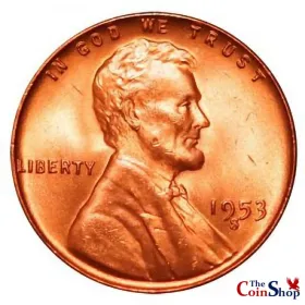 1953-S Lincoln Wheat Cent