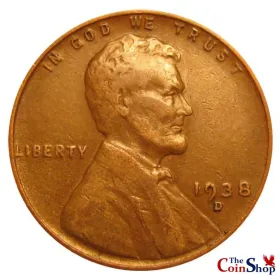 1938-D Lincoln Wheat Cent