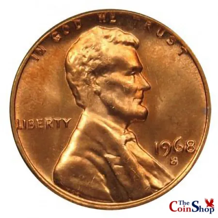 1968-S Uncirculated Lincoln Memorial Cent | Premium Wholesale Collectible Lincoln Memorial Cents  | The Coin Shop