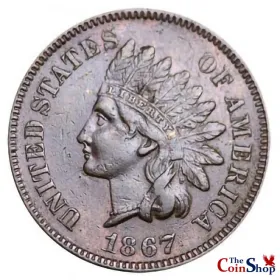 1867 Indian Head Cent | Premium Wholesale Collectible Indian Head Cents  | The Coin Shop