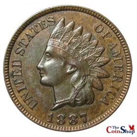 1887 Indian Head Cent | Premium Wholesale Collectible Indian Head Cents  | The Coin Shop