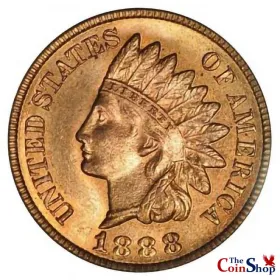 1888 Indian Head Cent | Premium Wholesale Collectible Indian Head Cents  | The Coin Shop
