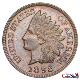 1892 Indian Head Cent | Premium Wholesale Collectible Indian Head Cents  | The Coin Shop