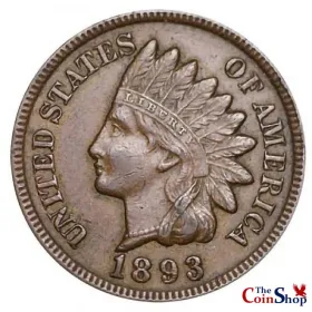 1893 Indian Head Cent | Premium Wholesale Collectible Indian Head Cents  | The Coin Shop